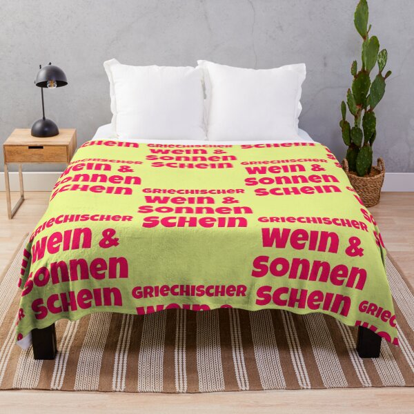 Item preview, Greek wine and sunshine holiday saying designed and sold by Mauswohn.