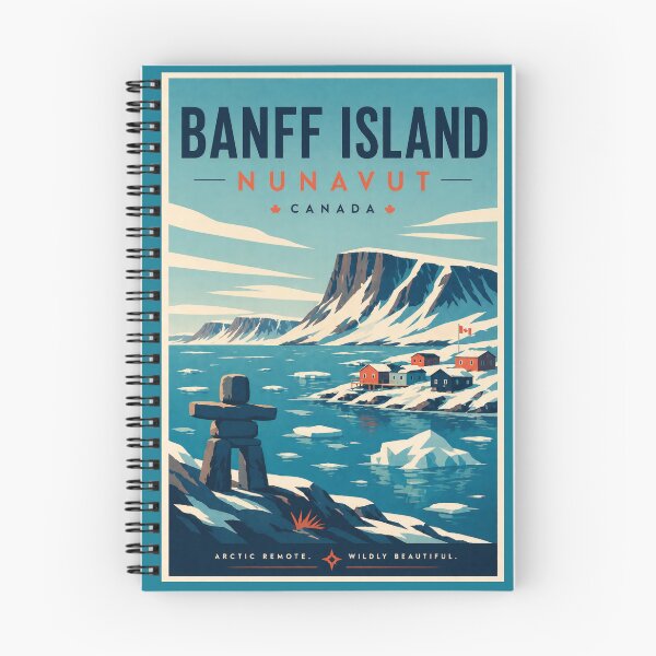 Item preview, Baffin Island Nunavut Retro Travel Poster designed and sold by Eclipse 3699.