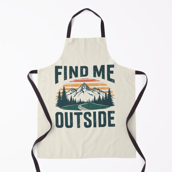 Item preview, Find Me Outside Retro Mountain Hiking Design | Vintage Nature Adventure T-Shirt designed and sold by Digital_products_0111.