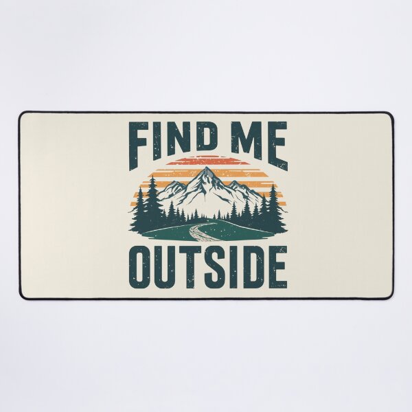 Item preview, Find Me Outside Retro Mountain Hiking Design | Vintage Nature Adventure T-Shirt designed and sold by Digital_products_0111.