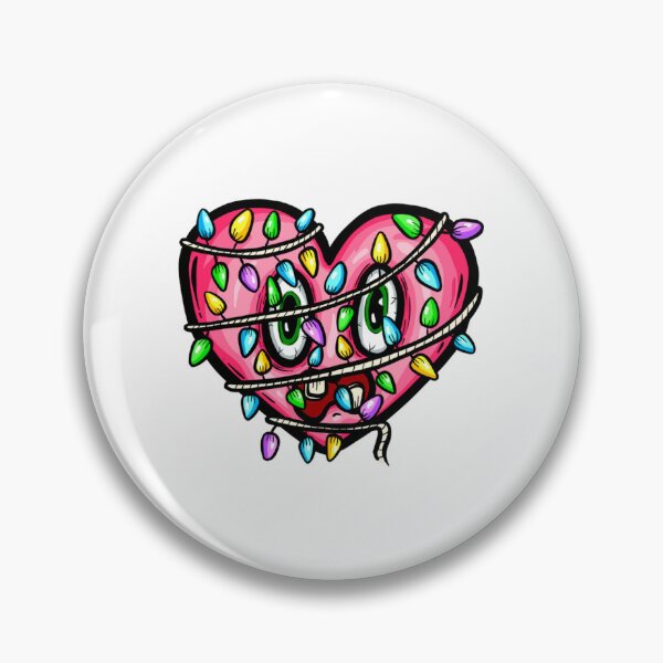 Item preview, Lit Up Lacey Zombie Heart Christmas Lights Monster designed and sold by KittedKool.