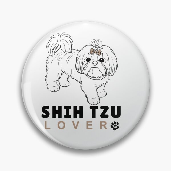 Item preview, Feeling Pawsome Shih Tzu | Cute Shih Tzu Dog Lover Gift | Kawaii Puppy Illustration designed and sold by PawsAndPallette .