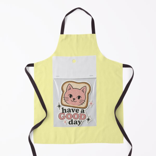 Item preview, Cat in toast Have a Good Day designed and sold by Mauswohn.
