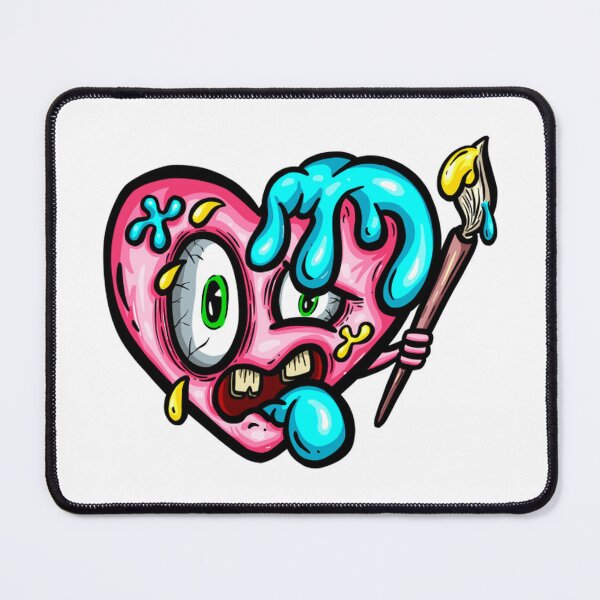 Item preview, Artistic Andy Zombie Heart Melting Painter Monster designed and sold by KittedKool.