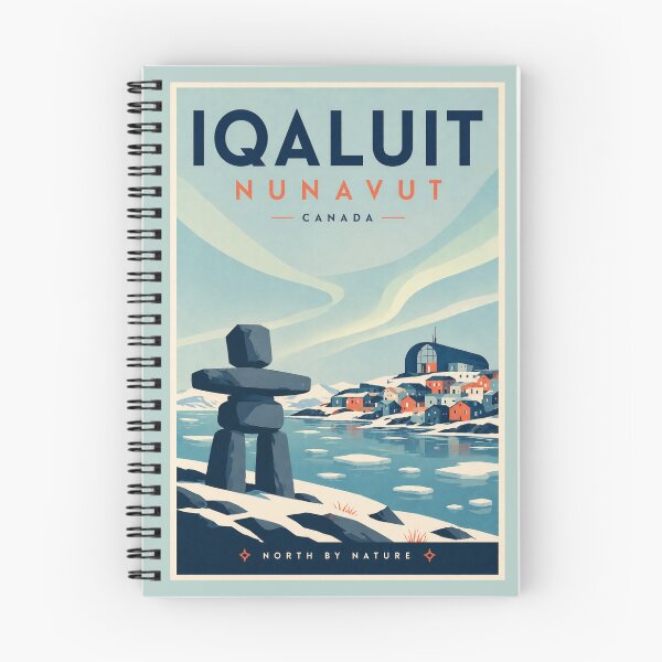 Item preview, Iqaluit Nunavut Retro Travel Poster designed and sold by Eclipse 3699.