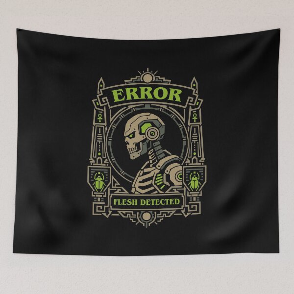 Item preview, Error Flesh Detected Funny Wargaming designed and sold by pixeptional.