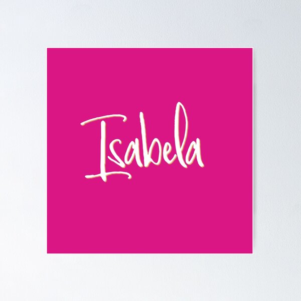 Item preview, ISABELA personalized type design designed and sold by CharlottePlaceArt.