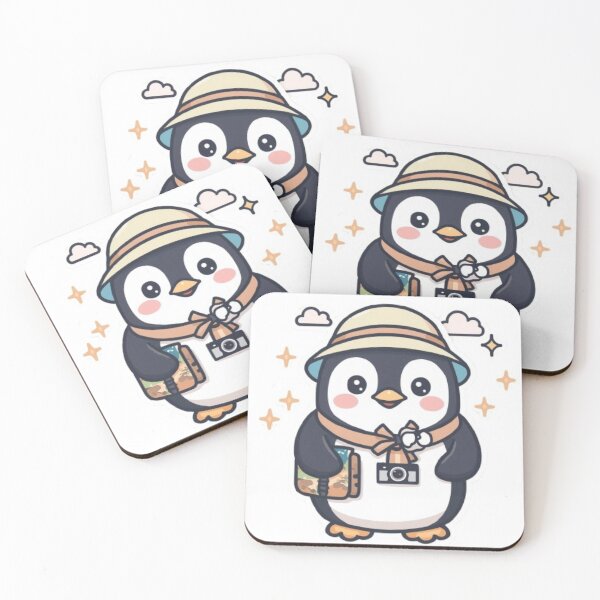 Item preview, Cute Adventure Penguin | Kawaii Backpack Traveler Sticker Gift designed and sold by Stylestickers55.