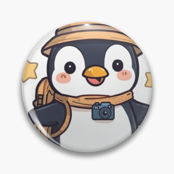 Item preview, Cute Penguin Backpacker Sticker | Kawaii Travel Penguin Adventure Gift designed and sold by Stylestickers55.