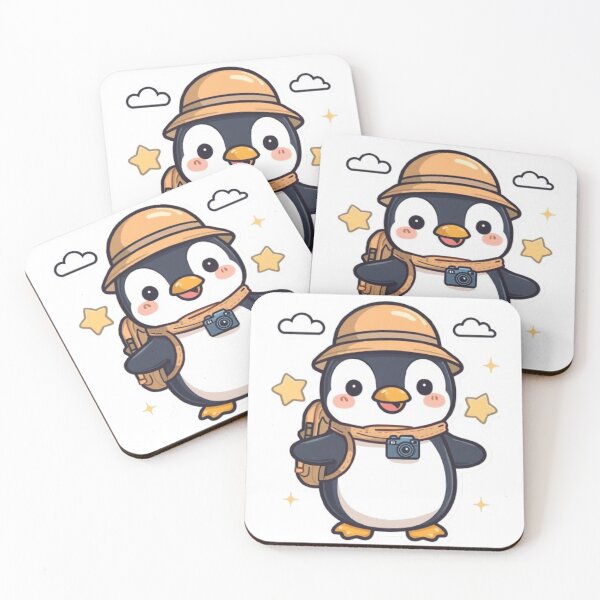 Item preview, Cute Penguin Backpacker Sticker | Kawaii Travel Penguin Adventure Gift designed and sold by Stylestickers55.