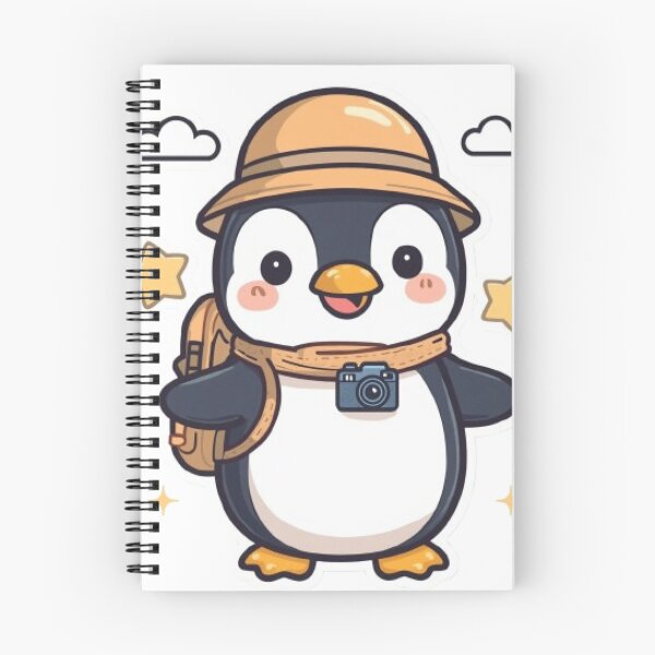 Item preview, Cute Penguin Backpacker Sticker | Kawaii Travel Penguin Adventure Gift designed and sold by Stylestickers55.