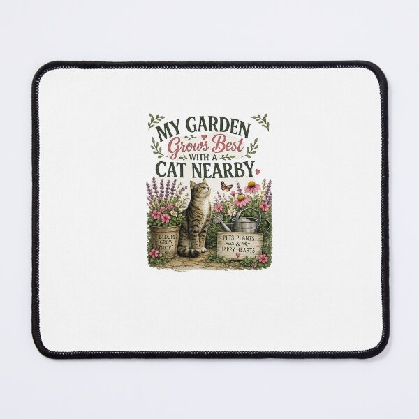 Item preview, My Garden Grows Best With Cats Gifts for Gardeners designed and sold by Kaehaniz.