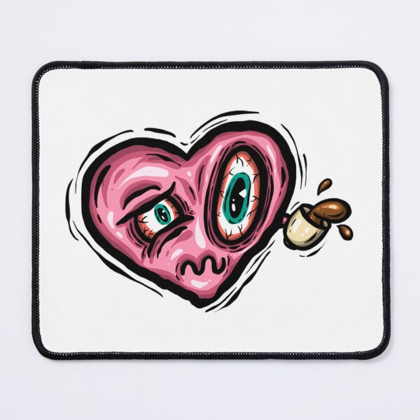 Item preview, Shaking Stephen Zombie Heart Creepy Monster Cartoon designed and sold by KittedKool.