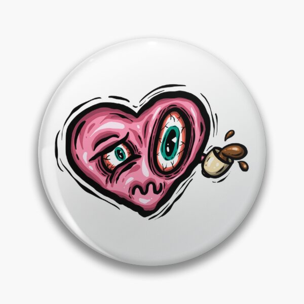 Item preview, Shaking Stephen Zombie Heart Creepy Monster Cartoon designed and sold by KittedKool.