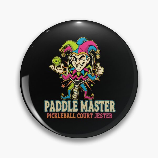 Item preview, Funny Pickleball Shirt Retro Paddle Jester Humor Tee designed and sold by Hanno0.