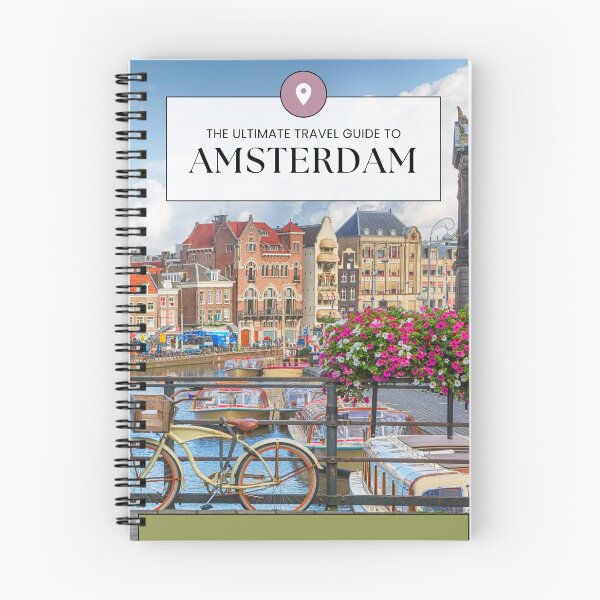 Item preview, Travel Guide to Amsterdam Travel Poster designed and sold by TeeGeeTees.