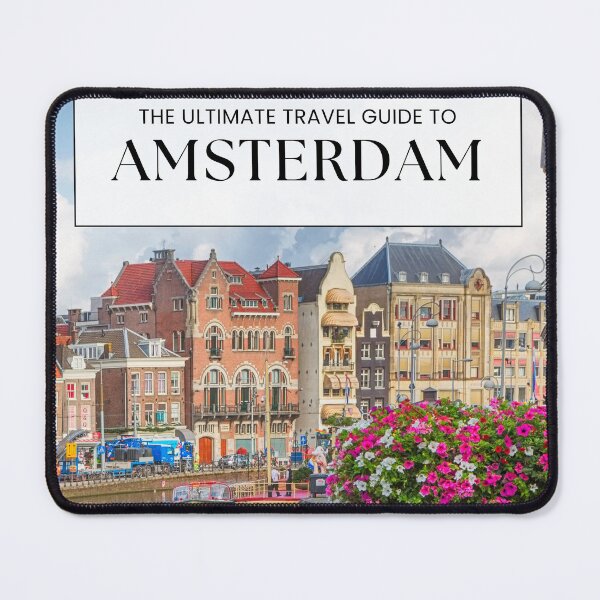Item preview, Travel Guide to Amsterdam Travel Poster designed and sold by TeeGeeTees.