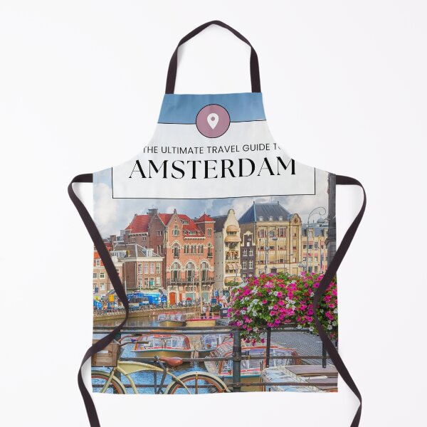 Item preview, Travel Guide to Amsterdam Travel Poster designed and sold by TeeGeeTees.
