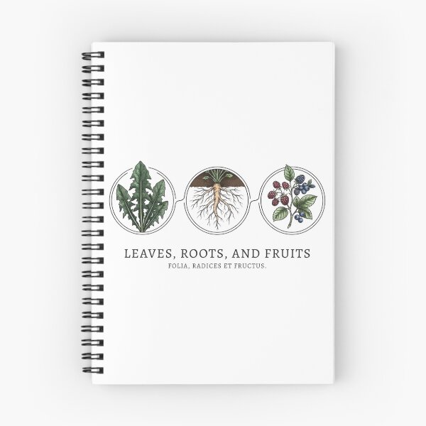 Item preview, Leaves Roots And Fruits Botanical Nature Illustration T-Shirt designed and sold by VintryOff.