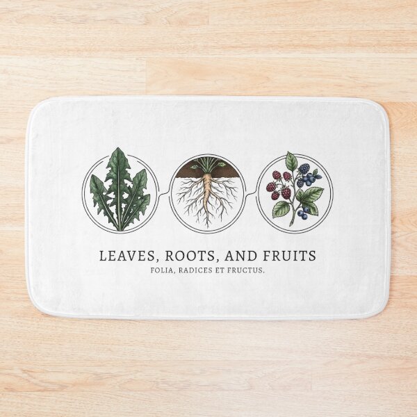 Item preview, Leaves Roots And Fruits Botanical Nature Illustration T-Shirt designed and sold by VintryOff.