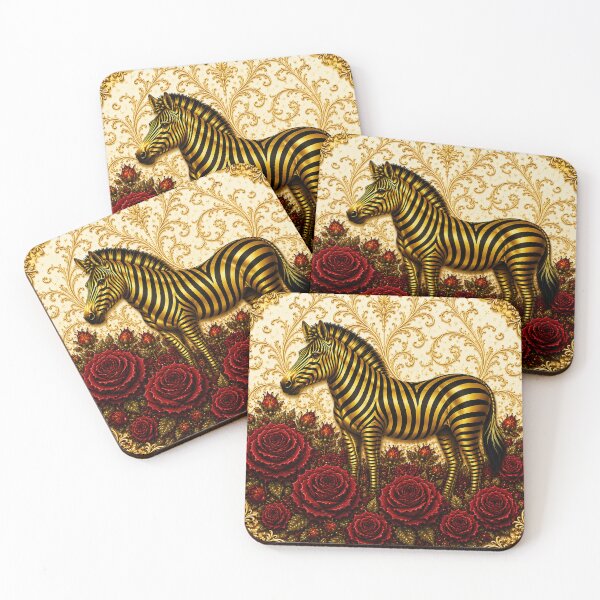 Item preview, Gold Zebra & Baroque designed and sold by DesignsByPrnces.