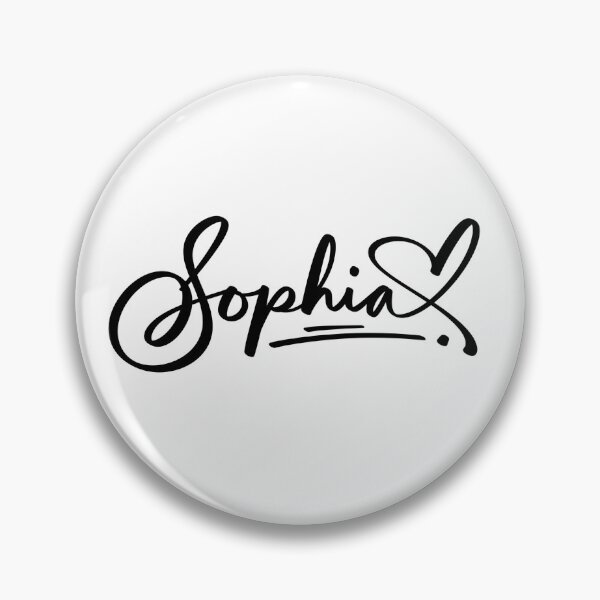 Item preview, Sophia Name Calligraphy Sticker designed and sold by artbyjadmercph.