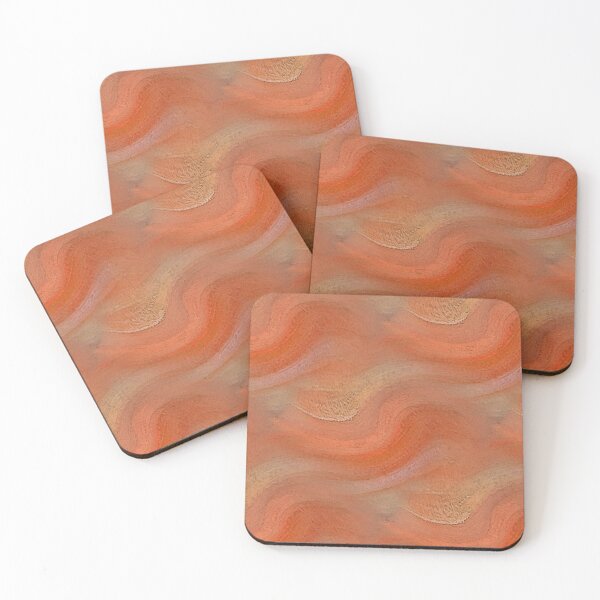 Item preview, Landscape Sandbox Abstract Pattern in Bright Orange   designed and sold by Artistestella.