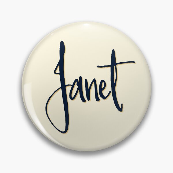 Item preview, JANET personalized type design designed and sold by CharlottePlaceArt.