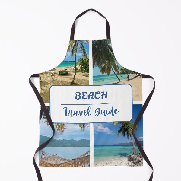 Item preview, Beach Travel Guide Travel Poster designed and sold by TeeGeeTees.