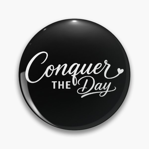 Item preview, Conquer the Day – Inspirational Daily designed and sold by Verse & Vibes.