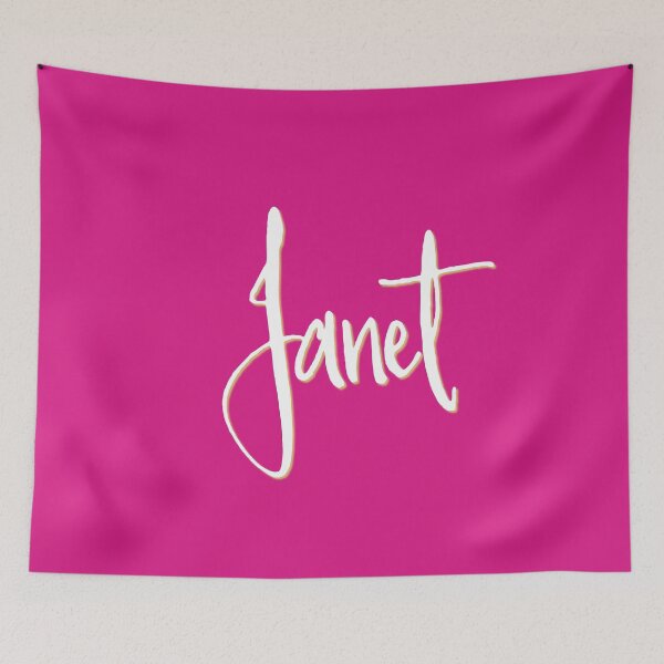 Item preview, JANET personalized type design designed and sold by CharlottePlaceArt.
