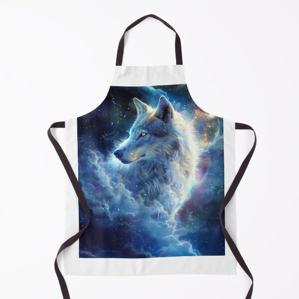 Item preview, Alpha Galaxy Wolf Dark Fantasy Space Graphic Wolf Lovers T-Shirt designed and sold by ljat14.