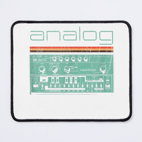 Item preview, Analog Vintage Synthesizer T-Shirt - Acid Nerd Synth 80s T-Shirt designed and sold by Aru Pxle.