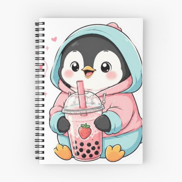 Item preview, Cute Bubble Tea Penguin Kawaii Sticker | Adorable Boba Lover Design designed and sold by Stylestickers55.