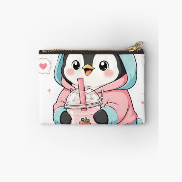 Item preview, Cute Bubble Tea Penguin Kawaii Sticker | Adorable Boba Lover Design designed and sold by Stylestickers55.