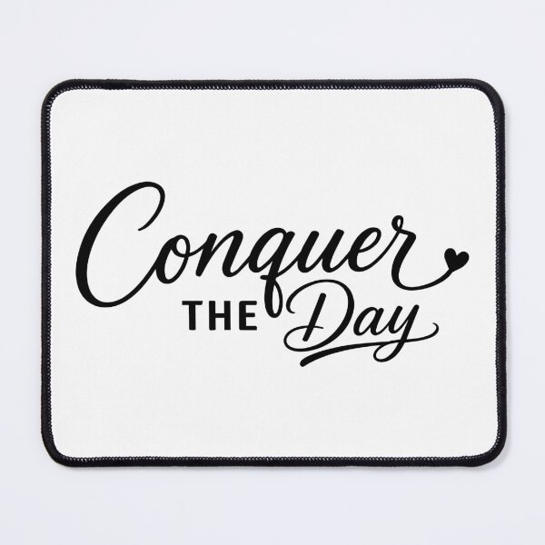 Item preview, Conquer the Day – Inspirational Daily designed and sold by Verse & Vibes.