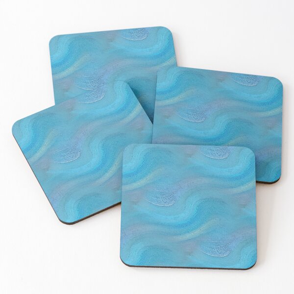 Item preview, Landscape Sandbox Abstract Pattern in Bright Blue designed and sold by Artistestella.