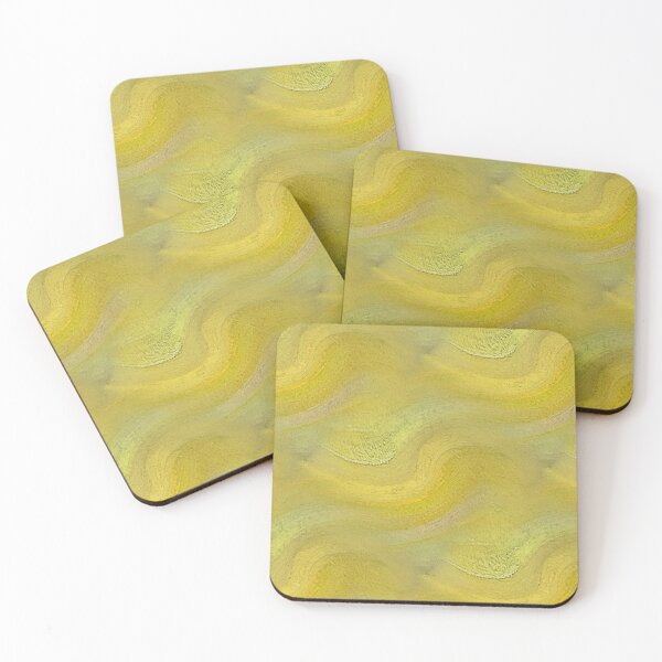 Item preview, Landscape Sandbox Abstract Pattern in Bright Yellow designed and sold by Artistestella.