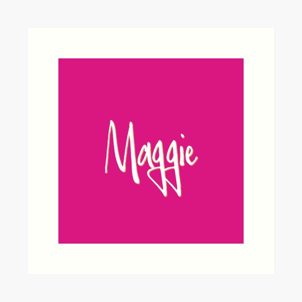 Item preview, MAGGIE personalized type design designed and sold by CharlottePlaceArt.