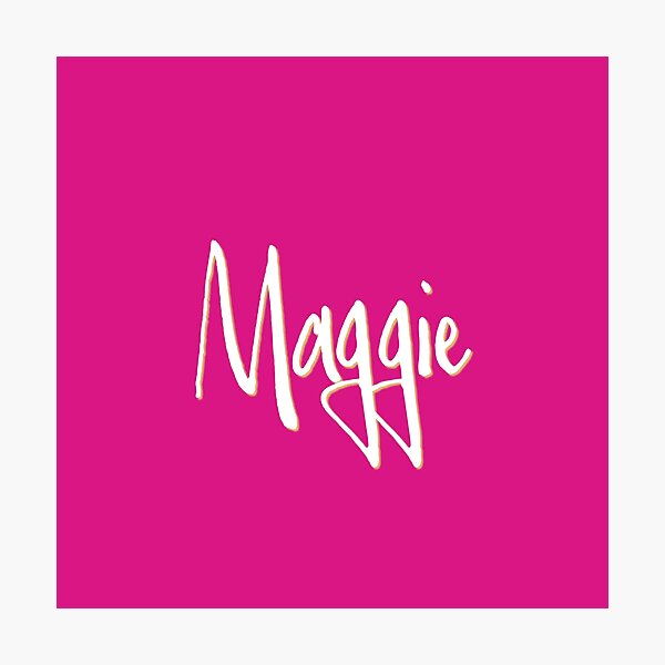 Item preview, MAGGIE personalized type design designed and sold by CharlottePlaceArt.