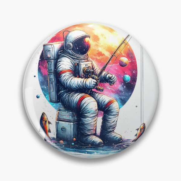 Item preview, Astronaut Fishing in Space Tshirt Boys Girls Kids Astronaut T-Shirt designed and sold by JankoZED.