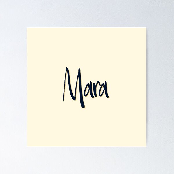 Item preview, MARA personalized type design designed and sold by CharlottePlaceArt.
