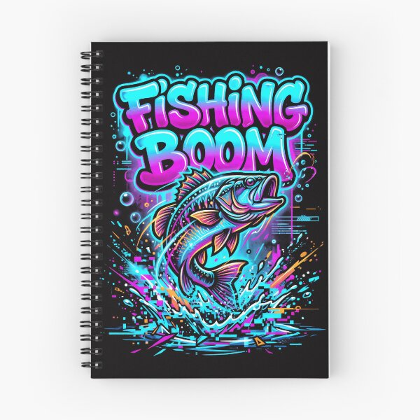 Item preview, Fishing Boom Neon Sport Angler designed and sold by SplashTastic.