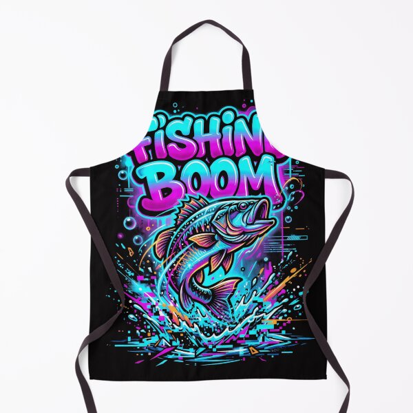 Item preview, Fishing Boom Neon Sport Angler designed and sold by SplashTastic.