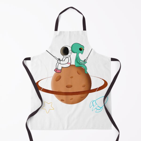 Item preview, Astronaut Fishing with Alien T-Shirt designed and sold by JankoZED.