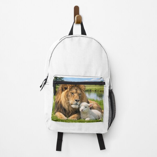 Item preview, Lion and Lamb Peaceful Meadow – Prophetic Harmony designed and sold by Faithwave Hope & Haven.