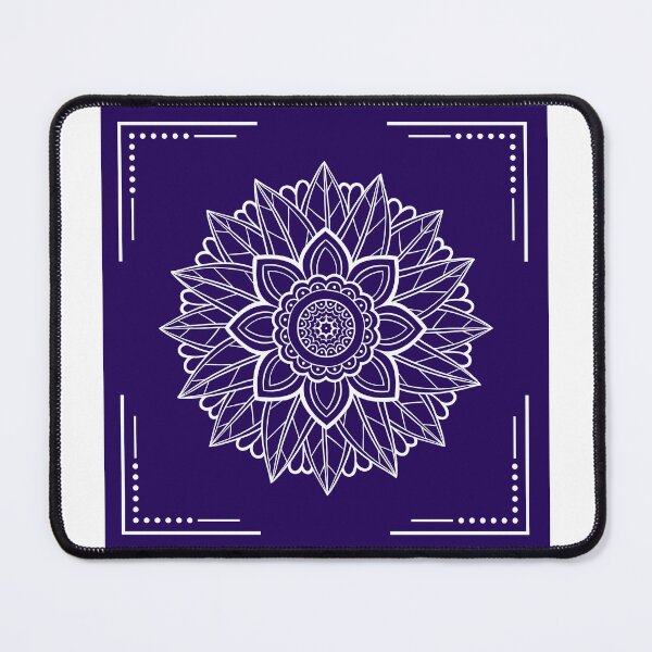 Item preview, Navy Blue and White Mandala designed and sold by alicraigdesigns.