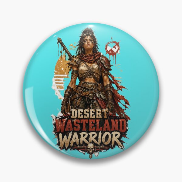 Item preview, Desert Wasteland Warrior designed and sold by OddlySticky.