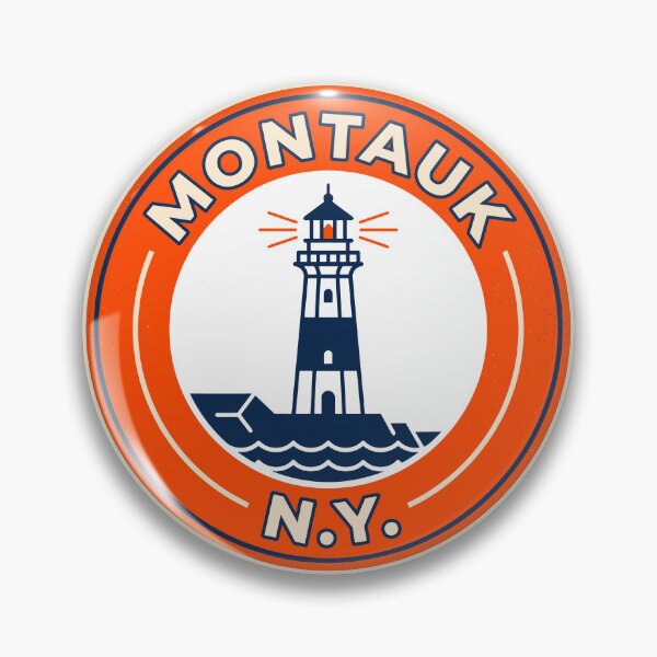 Item preview, Montauk Lighthouse Coastal Heritage Emblem designed and sold by Digital Art Works  Hub.