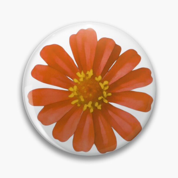 Item preview, Crimson Zinnia Bloom designed and sold by The Insect Library.